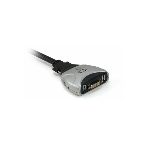 Przełącznik LevelOne 2-PORT USB DVI KVM