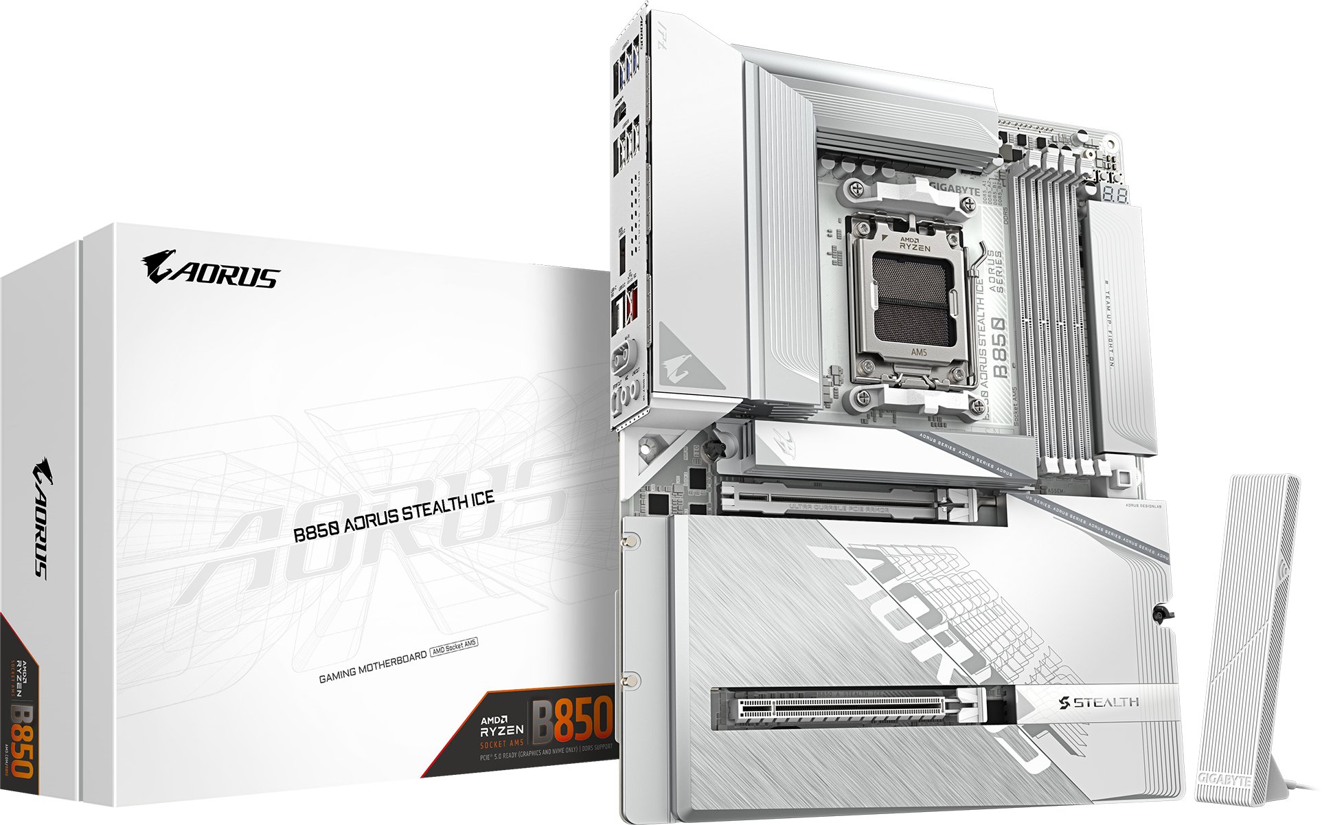 Gigabyte B850 AORUS STEALTH ICE Motherboard