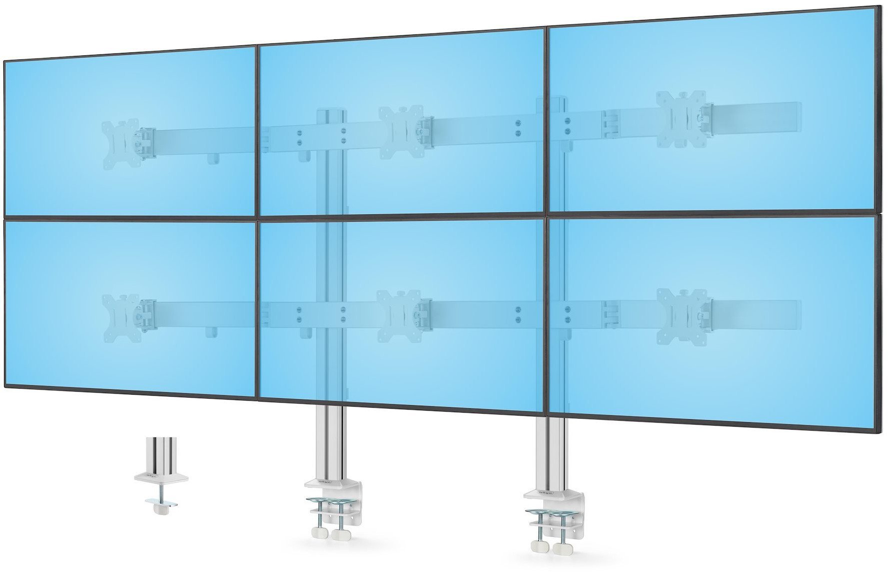 StarTech.com Six- Desk Mount w/