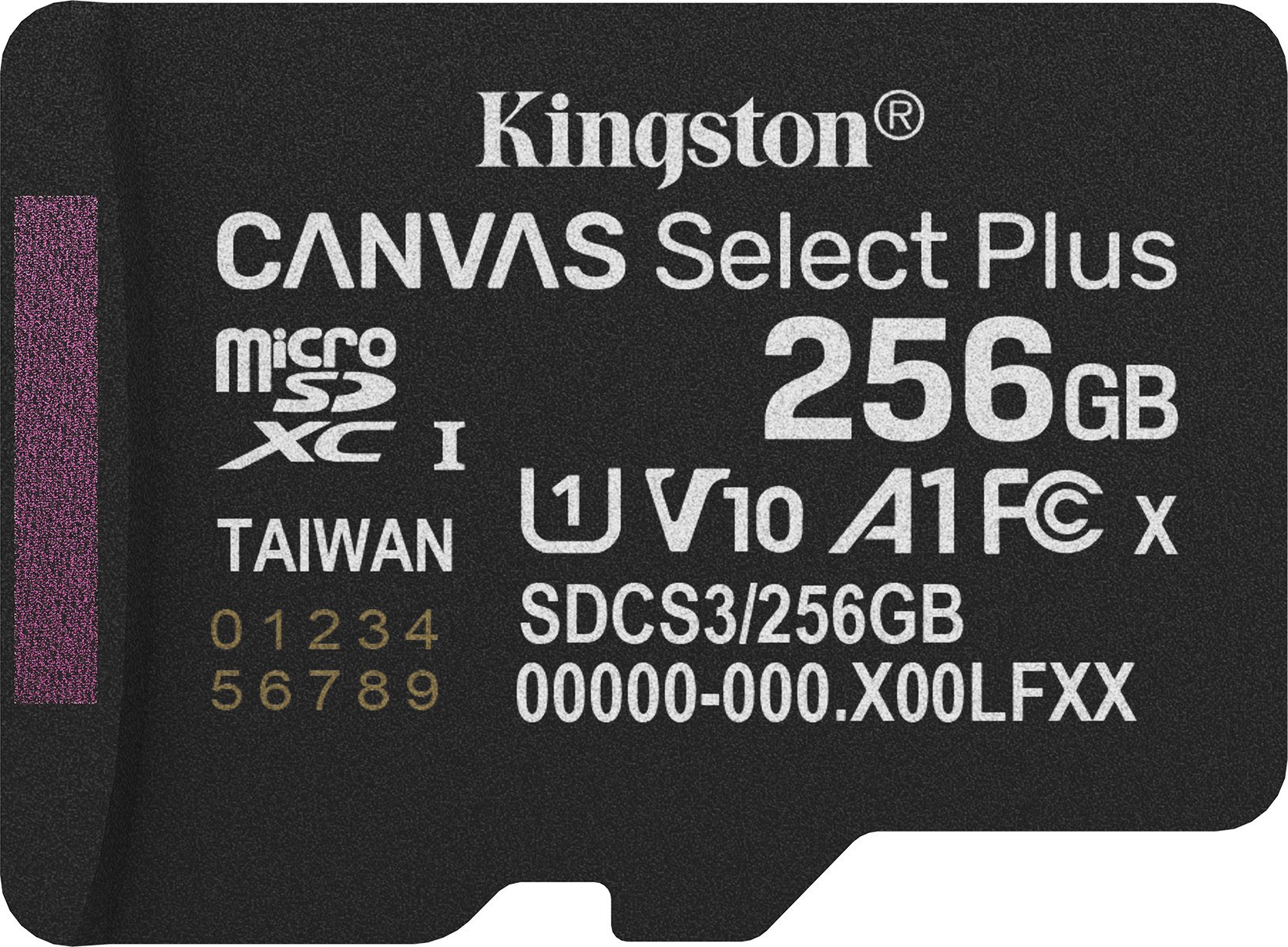 Kingston microSDXC 256GB SDCS3/256GBSP - UHS-I