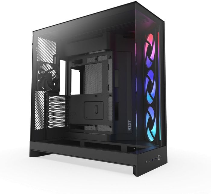 NZXT H9 Flow PC Case, Black