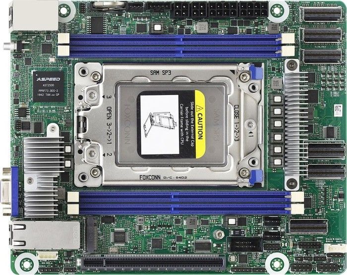 ASRock Mainboard ROMED4ID-2T mini-ITX Sockel SP3