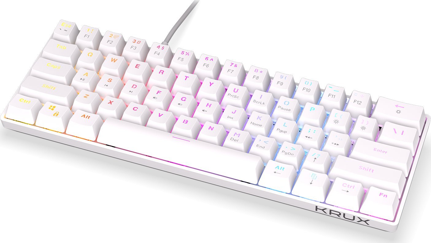 Klawiatura gamingowa Krux Qara 60% przewodowa