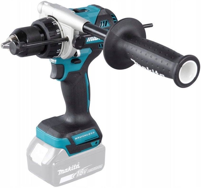 Makita Akku-Schlagbohrschrauber DHP492Z, 18Volt (blau/Black, ohne