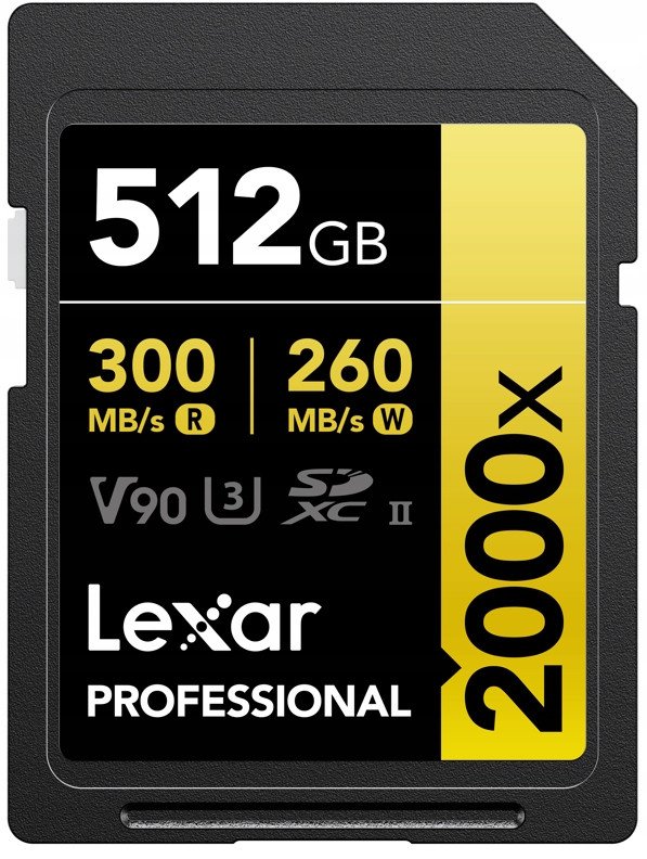 Lexar Professional 2000x SDXC 512GB LSD2000512G-RNNNG