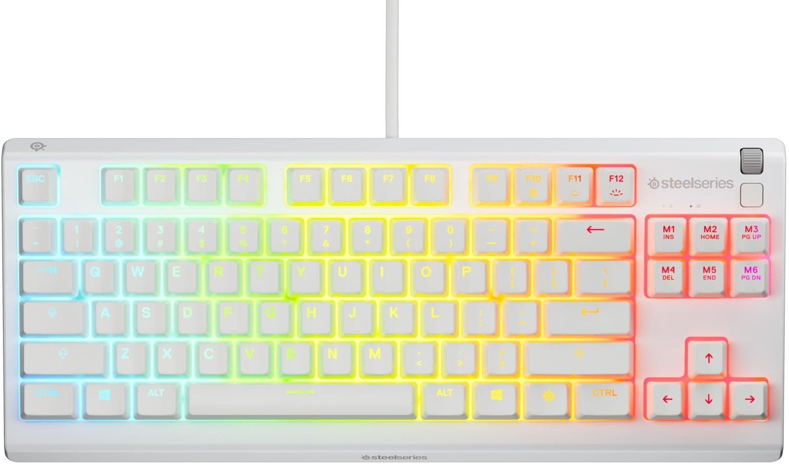 SteelSeries Apex 3 TKL, White, US