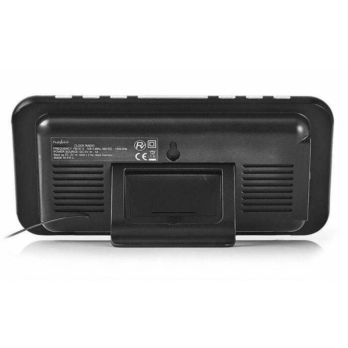 Nedis Radiobudzik Clar004Bk Black | CLAR004BK