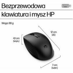 HP Tastatur+Maus 655 Set Kabellos Schwarz