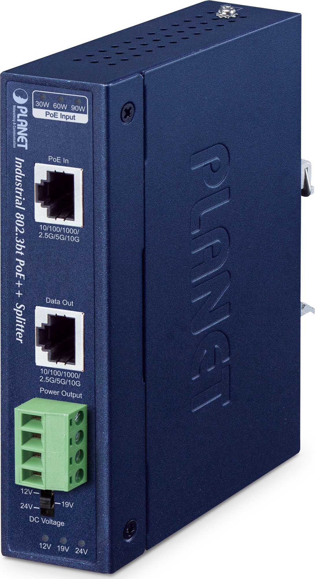 Planet IPOE-176S IP30 Industrial Single-Port 10Gbps