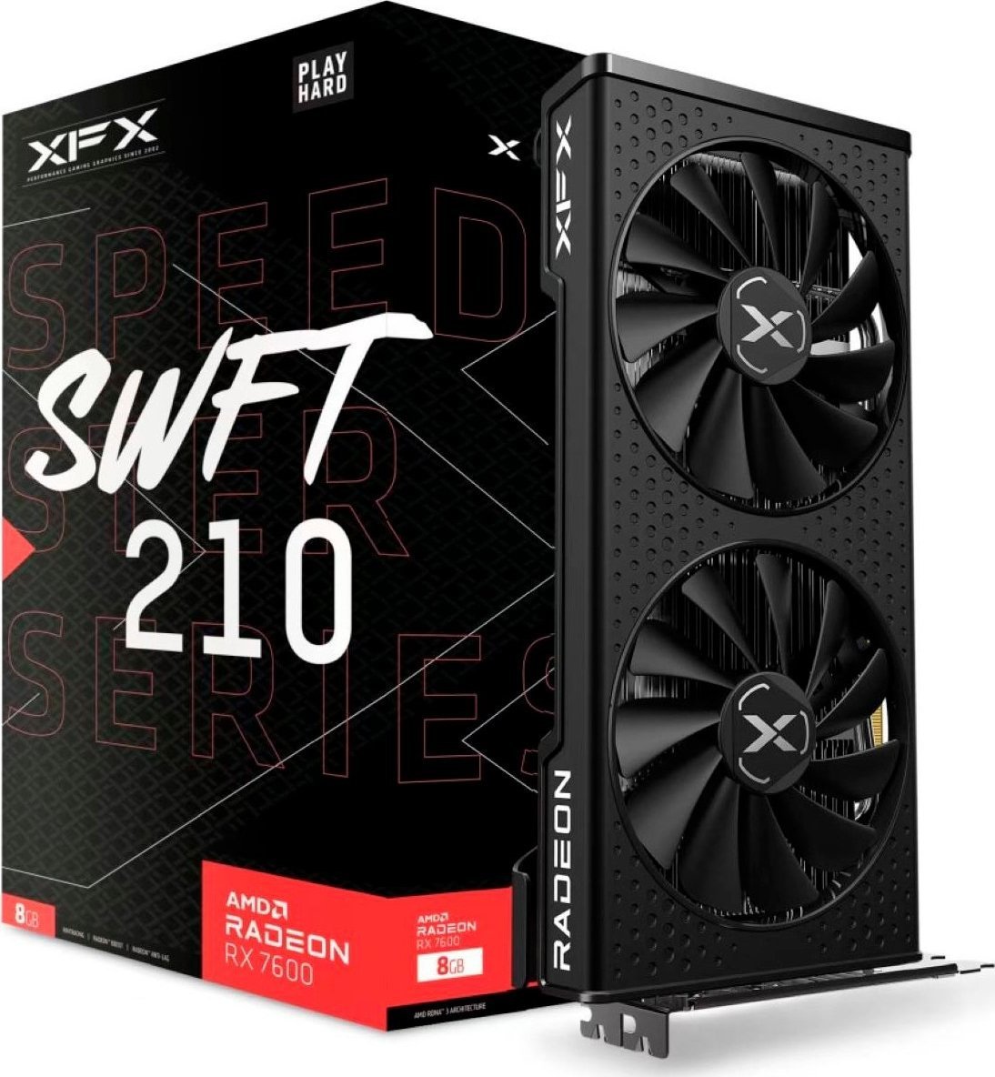 XFX Radeon RX 7600 Speedster SWFT