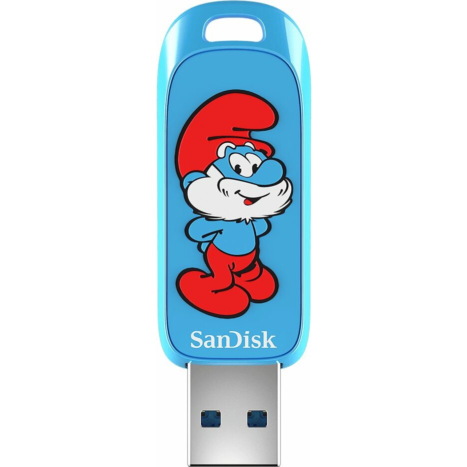Pendrive SanDisk Smurfs, 128 GB (SDCZIS-128G-G46)