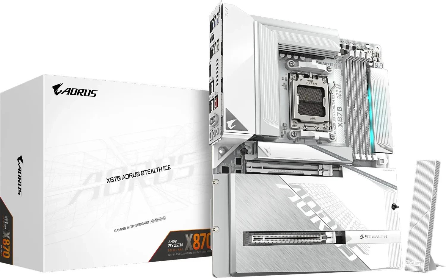 Gigabyte X870 AORUS STEALTH ICE Motherboard