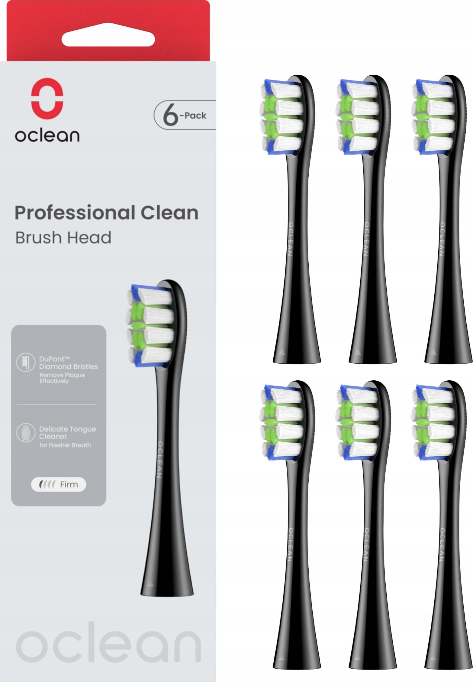 Końcówka Oclean Professional Clean: Zestaw 6