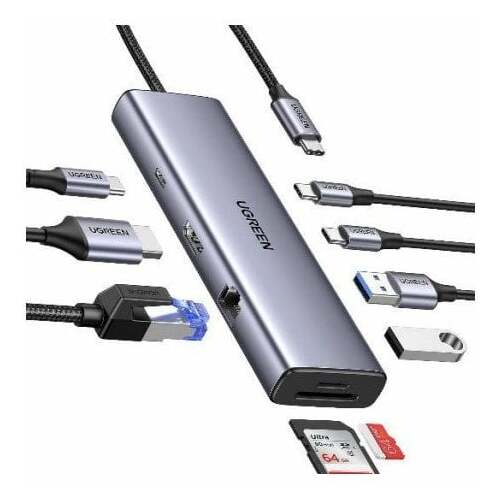 Ugreen HUB UGREEN CM498 USB-C /