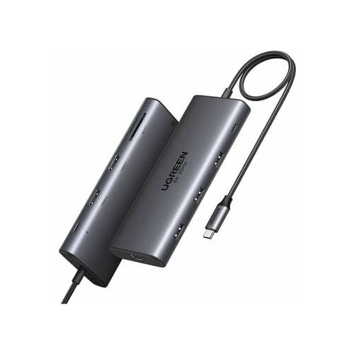 Hub USB-C Ugreen CM639, 2x HDMI