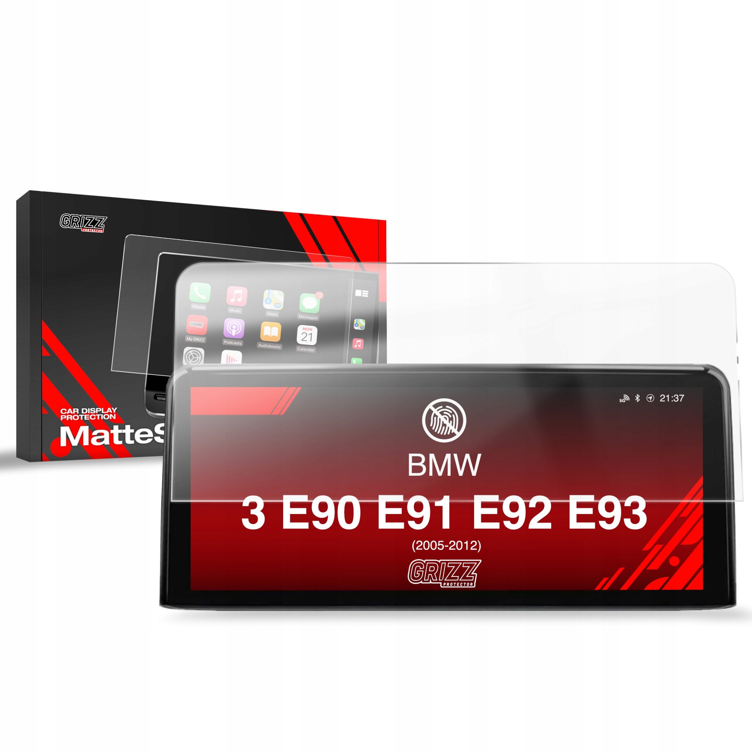 GrizzGlass Matēta ekrāna aizsargplēve CarDisplay Protection