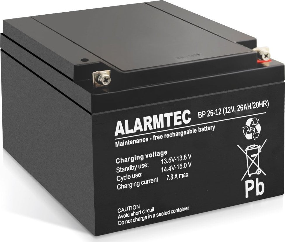 Alarmtec Akumulator 12V 26Ah AGM BP26-12