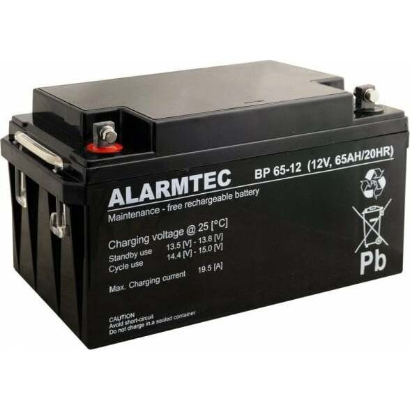 Alarmtec Akumulator 12V 65Ah AGM BP65-12