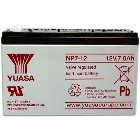 Yuasa NP7-12 YUASA 7Ah 12V Akumulator