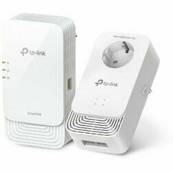 TP-Link PGW2440 KIT EasyMesh WiFi6 průchozí powerline set G.hn2400,AX1800,2,4GHz/5GHz,3xGbE