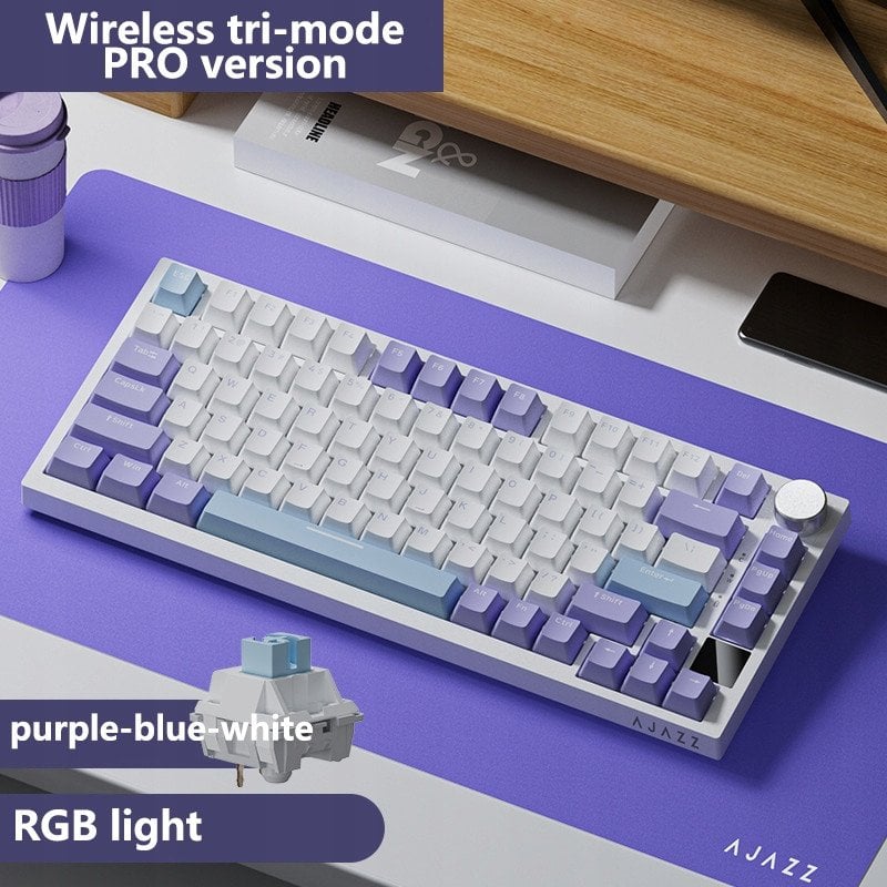 Klawiatura mechaniczna bezprzewodowa Ajazz AK820 Pro