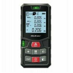 Cyfrowy dalmierz laserowy z poziomicš | podwietlany LCD | 120m