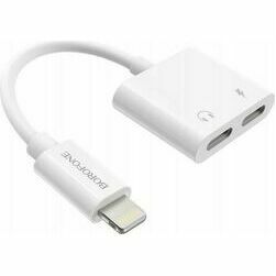 Adapter USB Borofone Lightning - Lightning x2 White  6931474739605