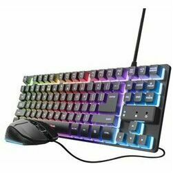 Klaviaturas komplekts Trust GXT798W US melns 8713439255867 25586 8713439255867