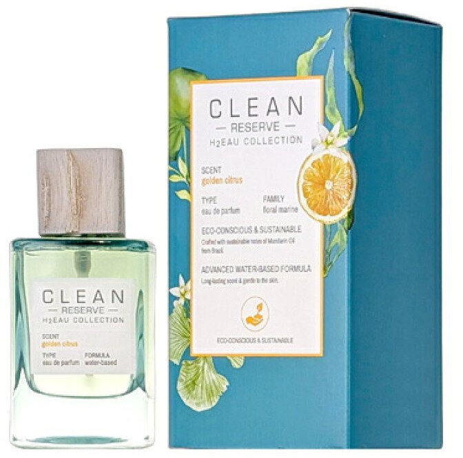 Clean , H2Eau Golden Citrus, Eau De