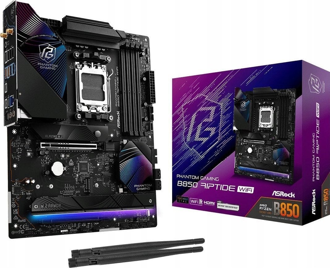 ASRock B850 Phantom Gaming Rip tide