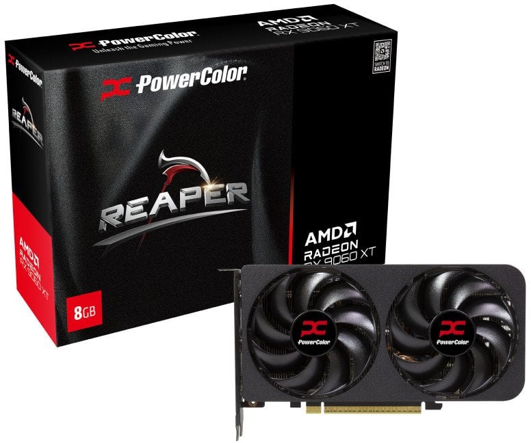 Power Color Graphics card Powercolor RX9060XT