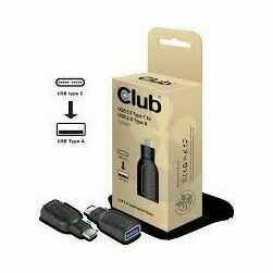 Adapter USB Club 3D USB-C - USB Black  CAA-1521