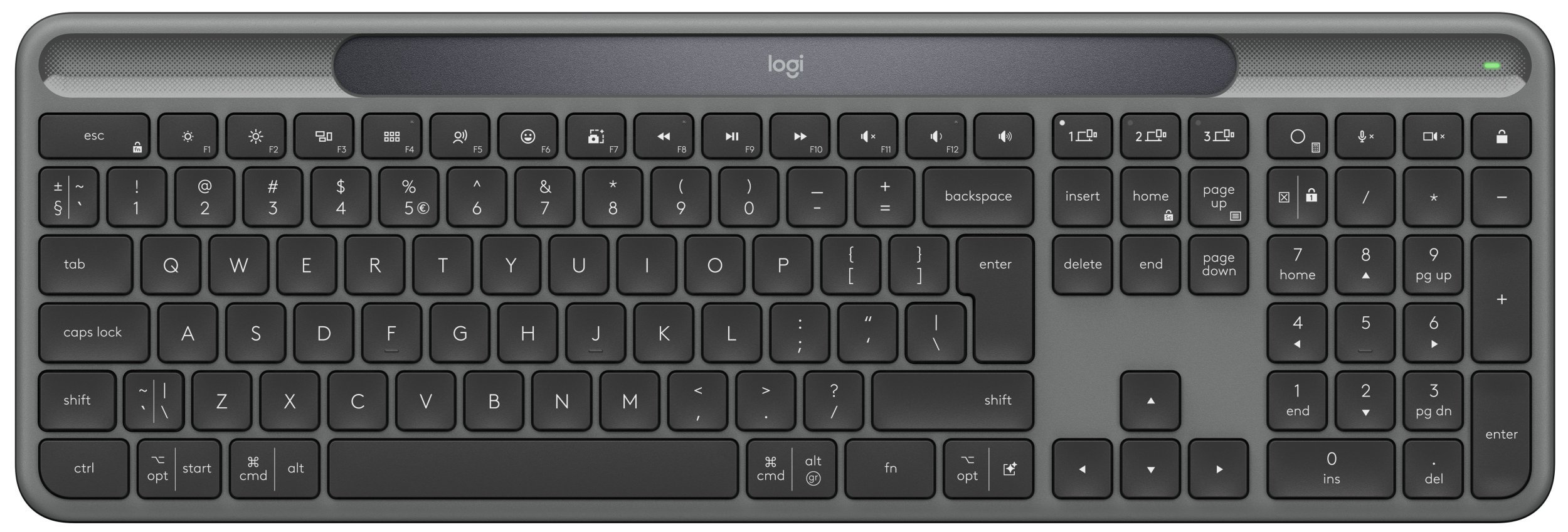 Logitech Signature Slim Solar+ Graphite |
