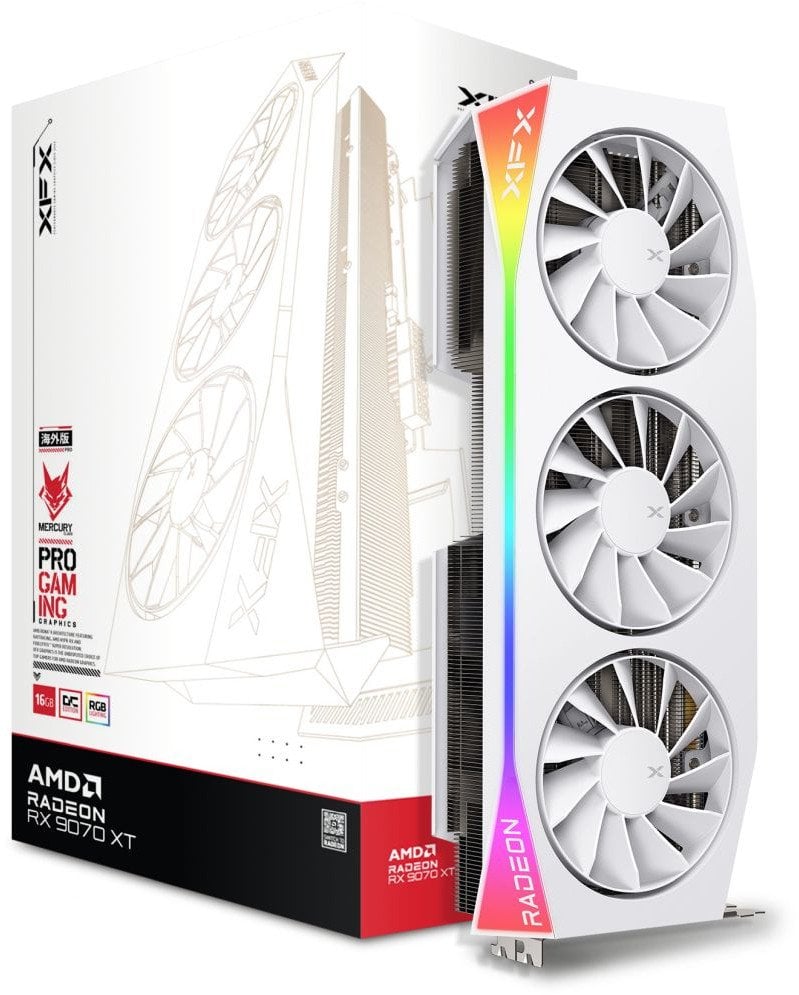 XFX Radeon RX 9070 XT . Mercury