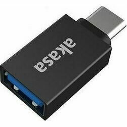 Adapter USB Akasa USB-C - USB Black  AK-CBUB62-KT02