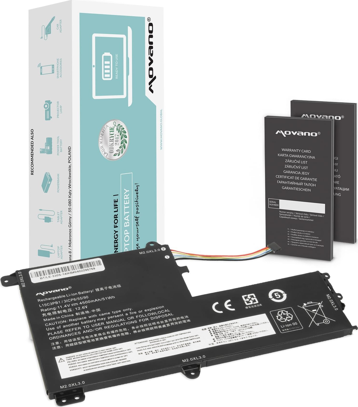 Movano  do Lenovo IdeaPad 330S-14IKB, 330S-15ARR
