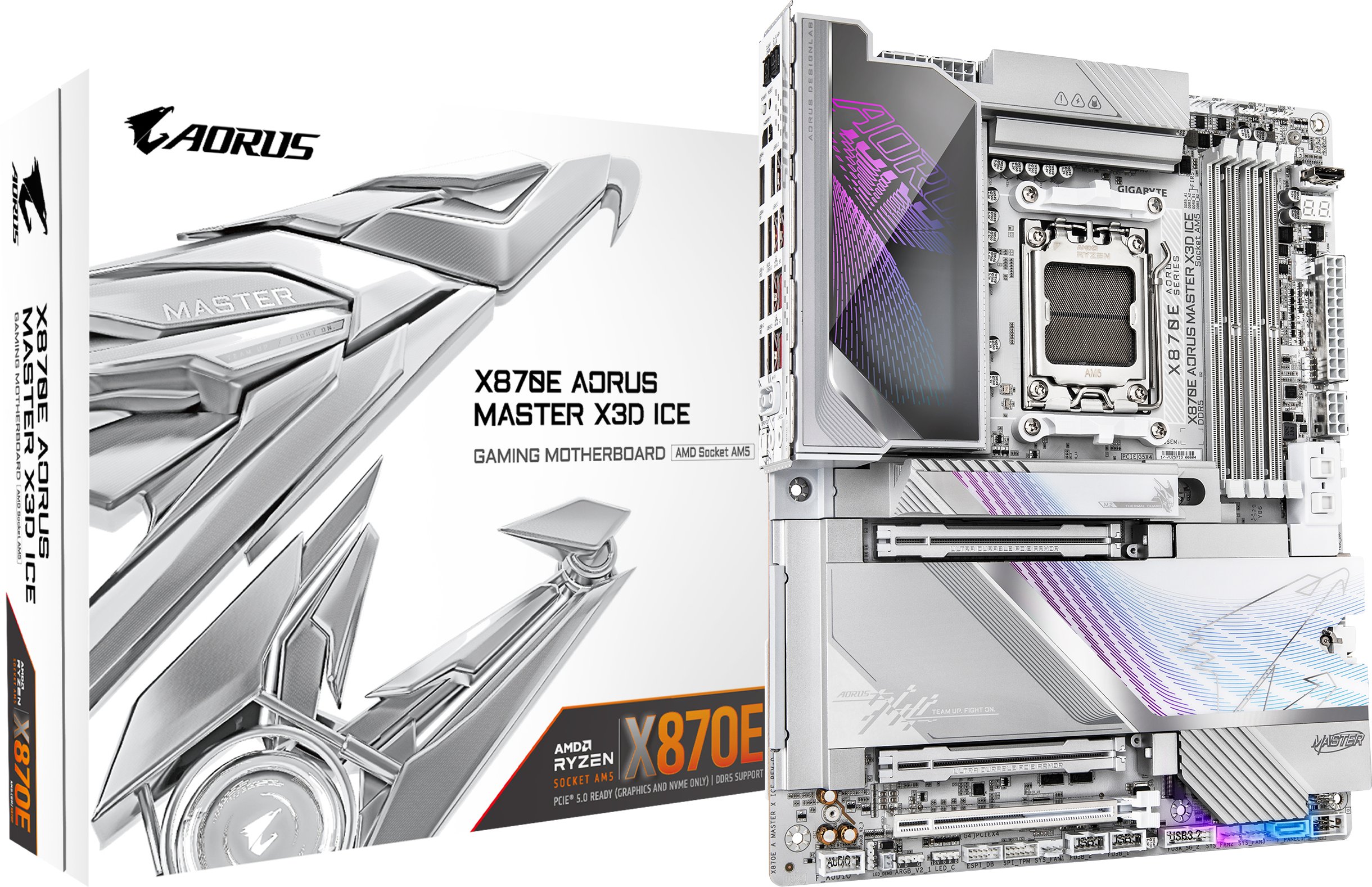 Gigabyte X870E AORUS MASTER X3D ICE