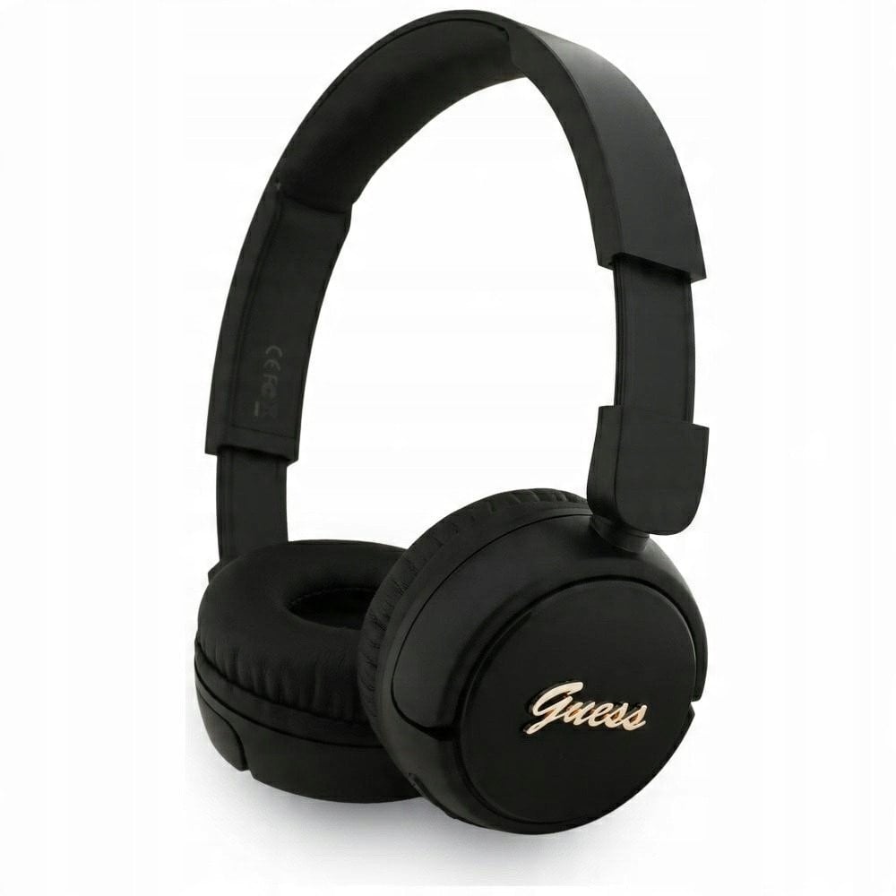 Słuchawki Guess Metal Logo Script Black