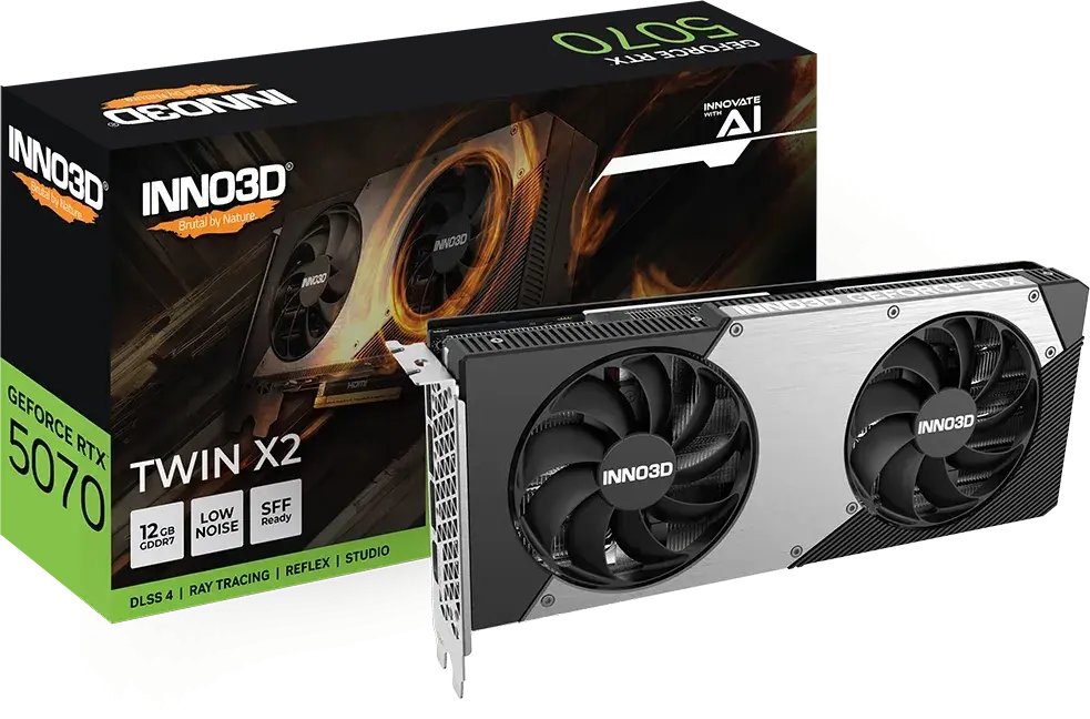 Graphics card INNO3D N50702-12D7-195064N nvidia geforce