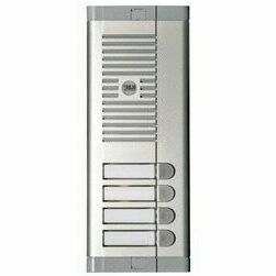 925/104 URMET Panel jednorzędowy, 4 przyciski wywołania