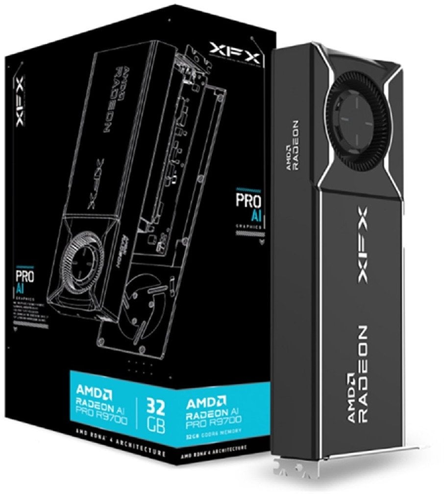 AI PRO R9700 32GB XFX Radeon