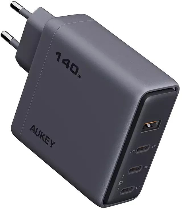Charger Aukey PA-C6 140W Szara |
