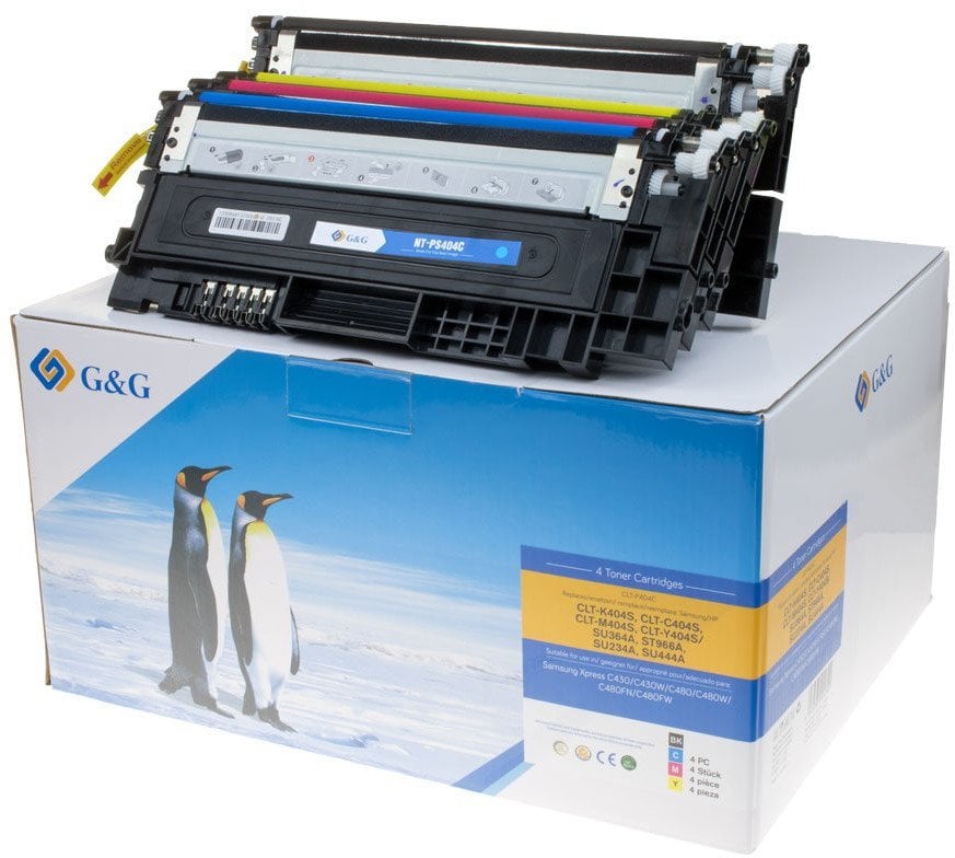 Toner G&G Toner Zestaw 4 sztuk