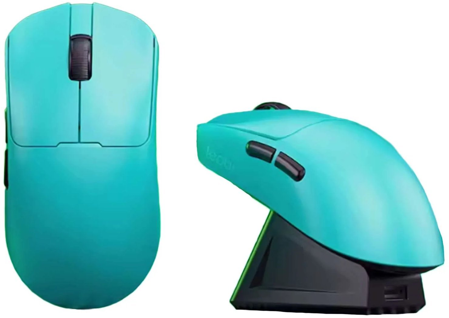LEOBOG GM3 Cyan Mouse with Charging