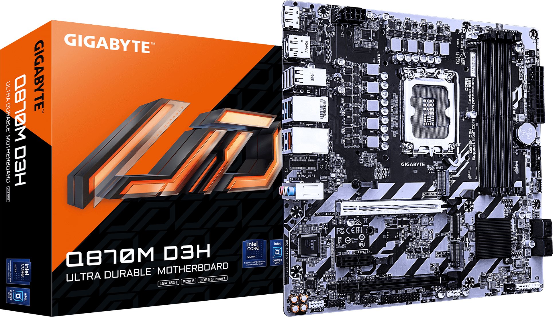 GIGABYTE Q870M D3H LGA1700 4xDDR4 4xSATA