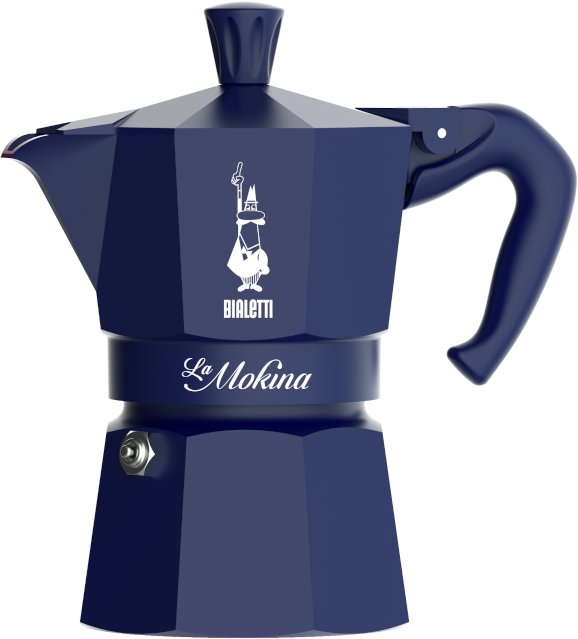 Porcijas Bialetti La Mokina niebieski Joyful