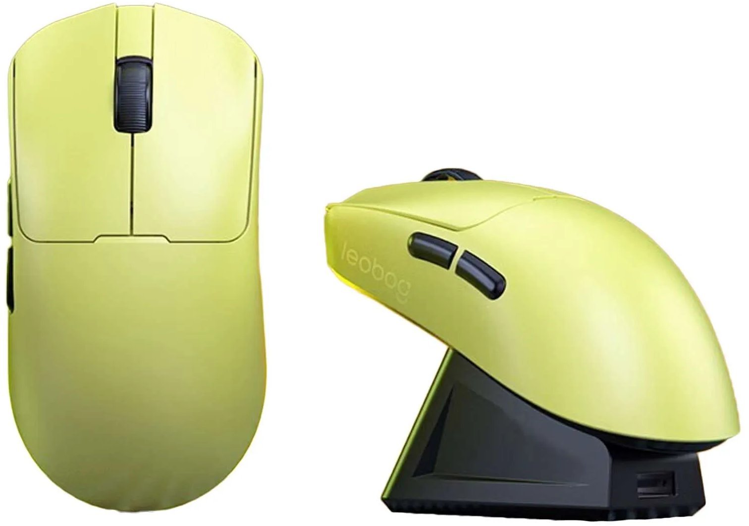 LEOBOG GM3 Yellow Mouse with Charging