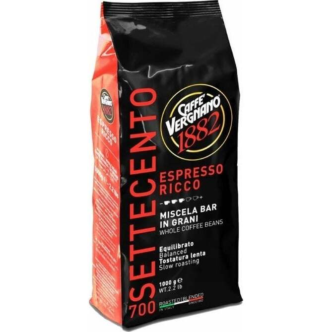 Kafijas pupiņas Caffe Vergnano 700 Settecento