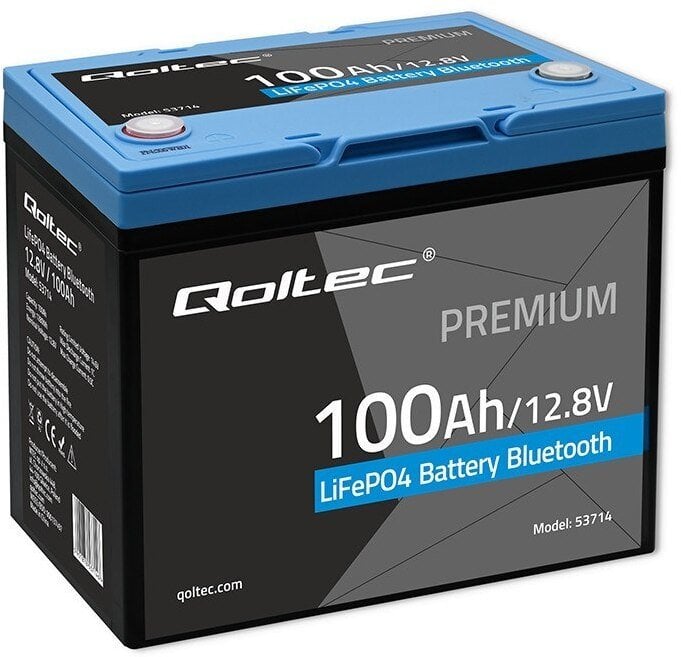 Qoltec LiFePO4 battery 12.8V 100Ah