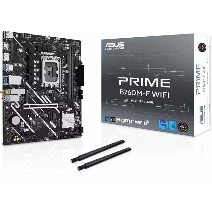 ASUS PRIME B760M-F WIFI Motherboard, LGA1700